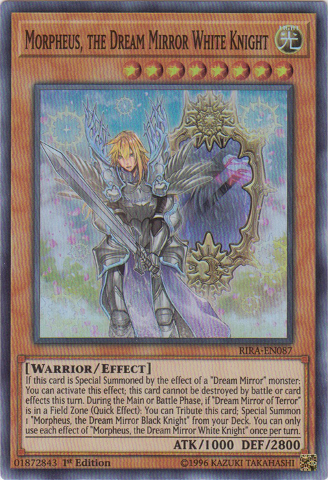 Morpheus, the Dream Mirror White Knight [RIRA-EN087] Super Rare | Devastation Store