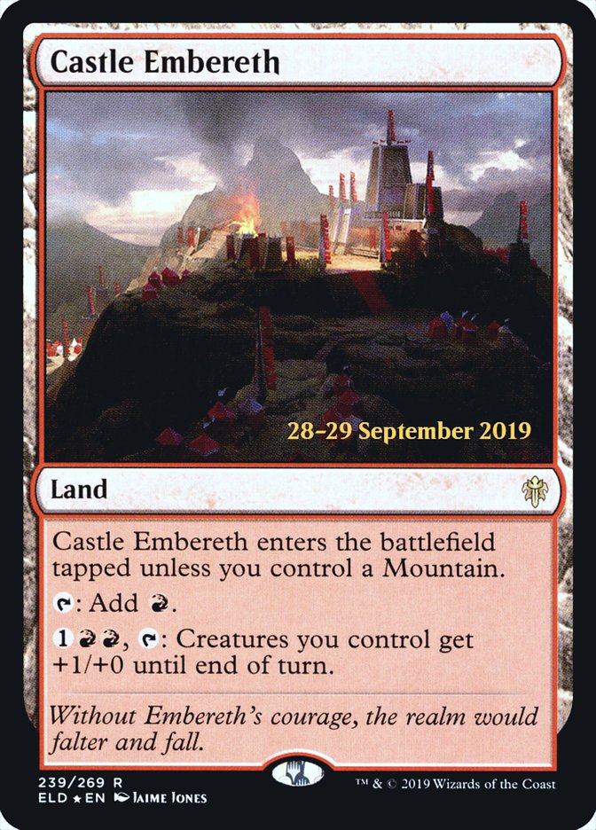 Castle Embereth  [Throne of Eldraine Prerelease Promos] | Devastation Store