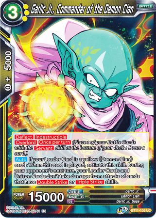 Garlic Jr., Commander of the Demon Clan [BT11-105] | Devastation Store