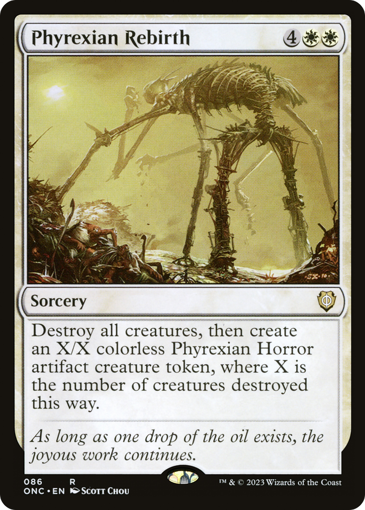 Phyrexian Rebirth [Phyrexia: All Will Be One Commander] | Devastation Store