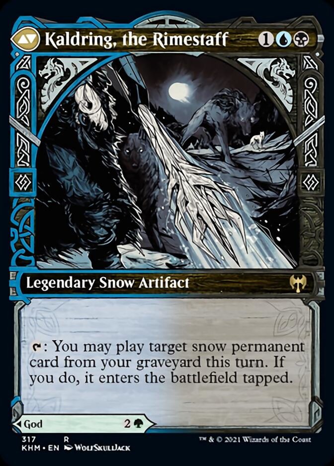 Jorn, God of Winter // Kaldring, the Rimestaff (Showcase) [Kaldheim] | Devastation Store