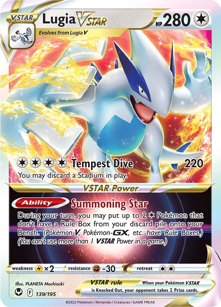 Lugia VSTAR (139/195) [Sword & Shield: Silver Tempest] | Devastation Store