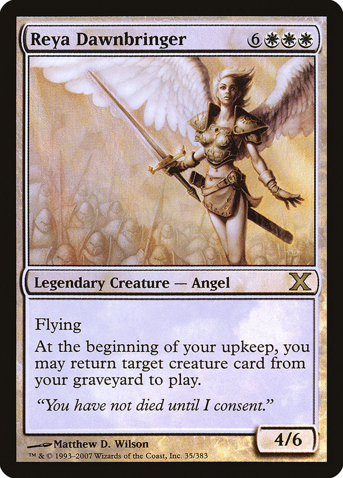 Reya Dawnbringer (Premium Foil) [Tenth Edition] | Devastation Store