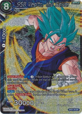 SSB Vegito, the Savior (Foil) (EX01-04) [Mighty Heroes] | Devastation Store