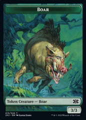 Boar // Aven Initiate Double-sided Token [Double Masters 2022 Tokens] | Devastation Store