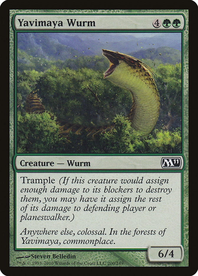 Yavimaya Wurm [Magic 2011] - Devastation Store | Devastation Store