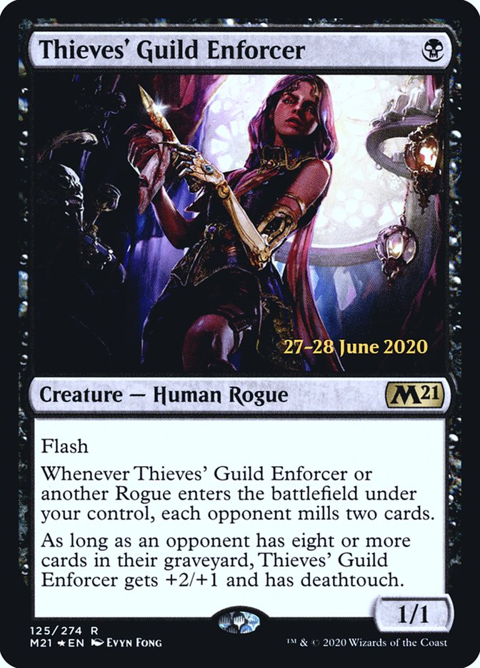 Thieves' Guild Enforcer  [Core Set 2021 Prerelease Promos] | Devastation Store