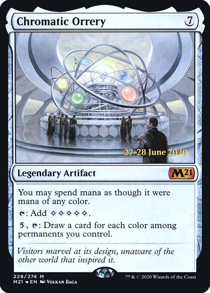 Chromatic Orrery  [Core Set 2021 Prerelease Promos] | Devastation Store