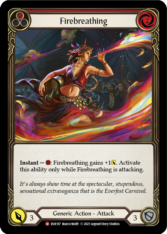 Firebreathing [EVR157] (Everfest)  1st Edition Rainbow Foil | Devastation Store