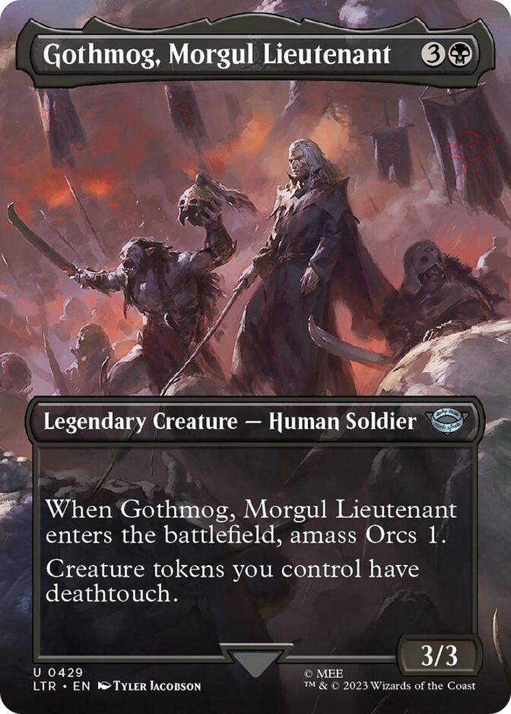 Gothmog, Morgul Lieutenant (Borderless Alternate Art) [The Lord of the Rings: Tales of Middle-Earth] | Devastation Store