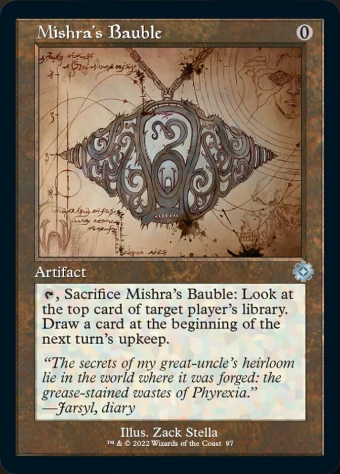 Mishra's Bauble (Retro Schematic) [The Brothers' War Retro Artifacts] | Devastation Store