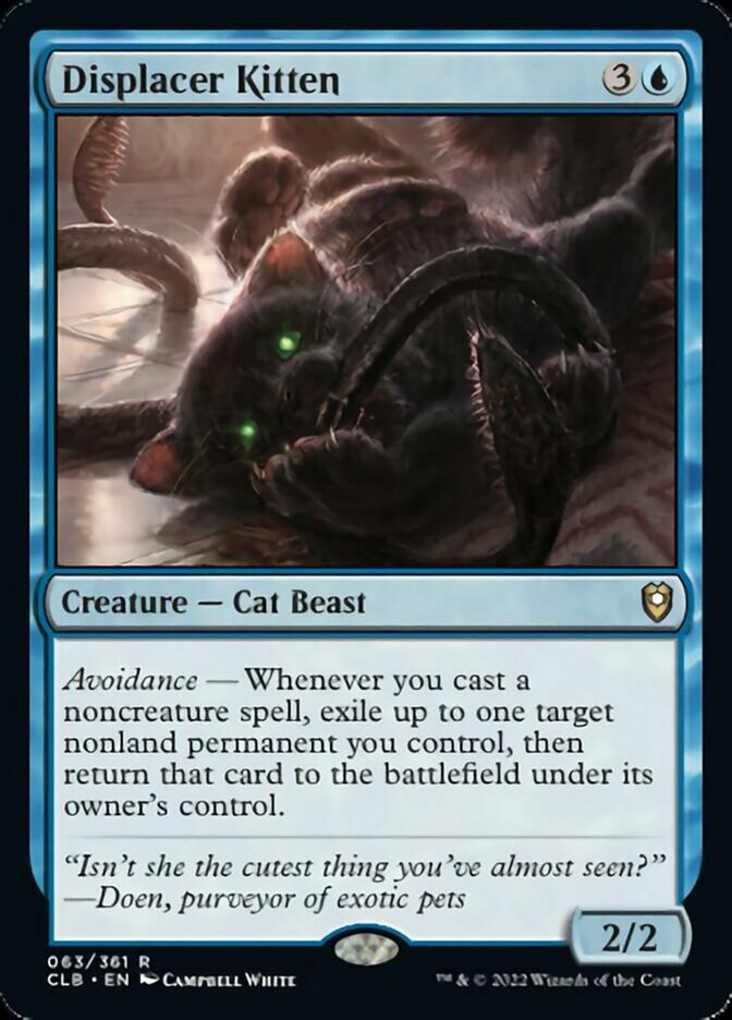 Displacer Kitten [Commander Legends: Battle for Baldur's Gate] | Devastation Store