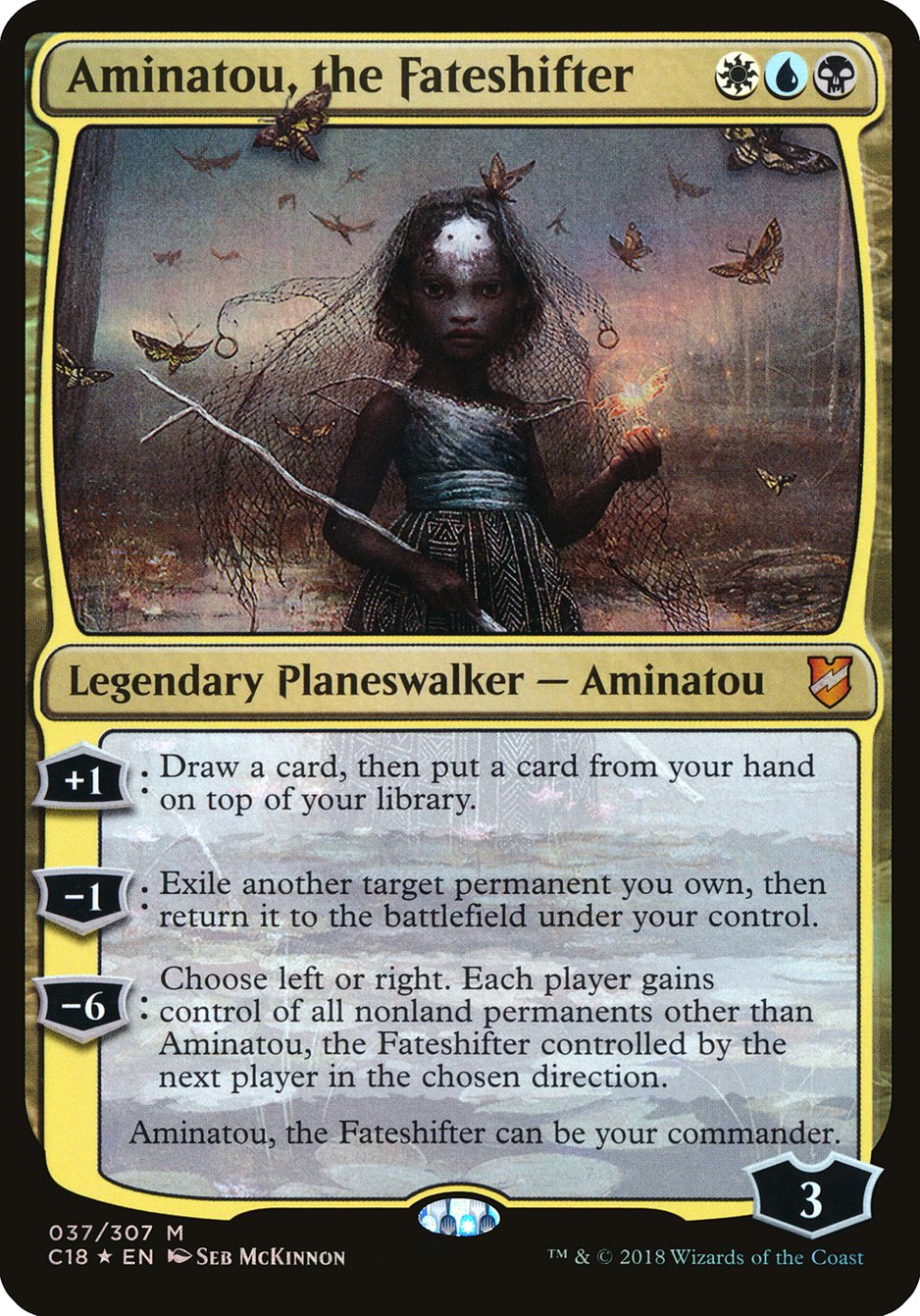 Aminatou, the Fateshifter (Oversized) [Commander 2018 Oversized] | Devastation Store