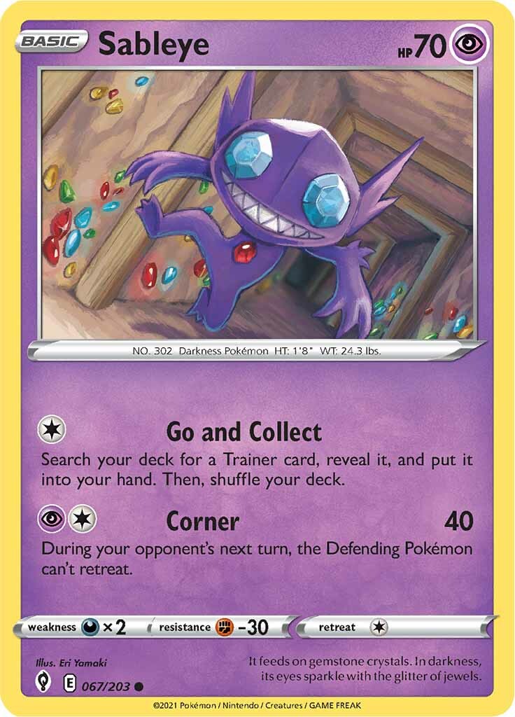 Sableye (067/203) [Sword & Shield: Evolving Skies] | Devastation Store