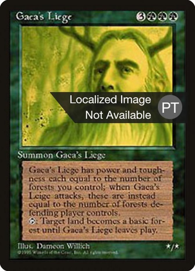 Gaea's Liege [Fourth Edition (Foreign Black Border)] | Devastation Store