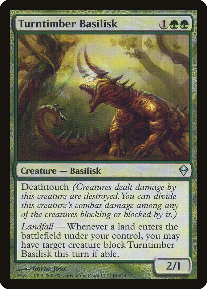 Turntimber Basilisk [Zendikar] | Devastation Store