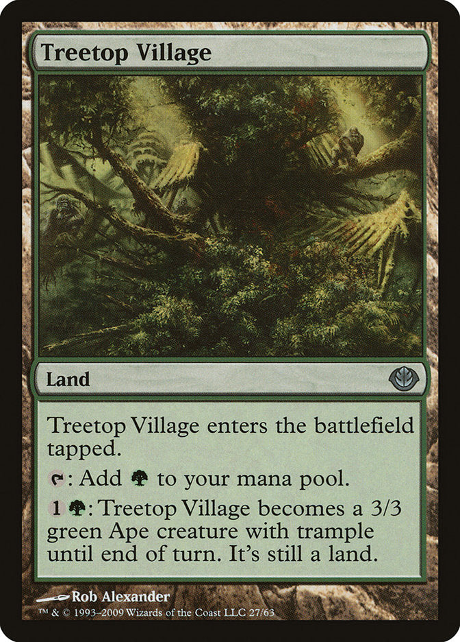 Treetop Village [Duel Decks: Garruk vs. Liliana] | Devastation Store
