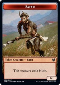 Satyr // Wall Double-sided Token [Theros Beyond Death Tokens] | Devastation Store