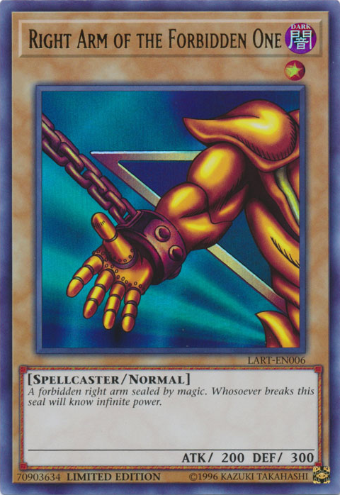 Right Arm of the Forbidden One [LART-EN006] Ultra Rare | Devastation Store