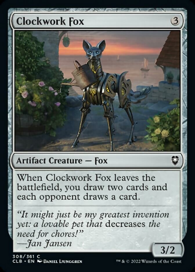 Clockwork Fox [Commander Legends: Battle for Baldur's Gate] | Devastation Store