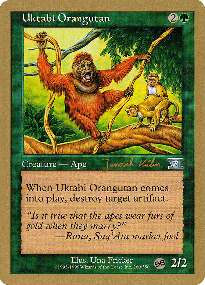 Uktabi Orangutan (Janosch Kuhn) (SB) [World Championship Decks 2000] | Devastation Store