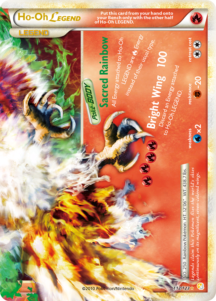 Ho-Oh LEGEND (112/123) [HeartGold & SoulSilver: Base Set] | Devastation Store