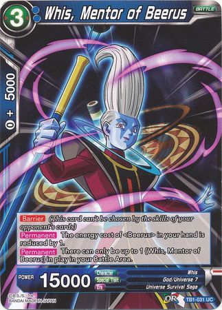 Whis, Mentor of Beerus [TB1-031] | Devastation Store