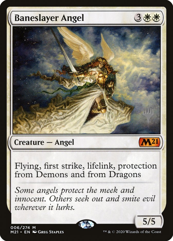 Baneslayer Angel (Promo Pack) [Core Set 2021 Promos] | Devastation Store