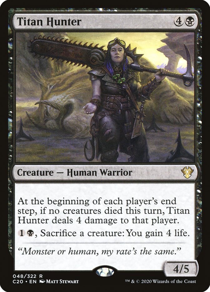 Titan Hunter [Commander 2020] | Devastation Store