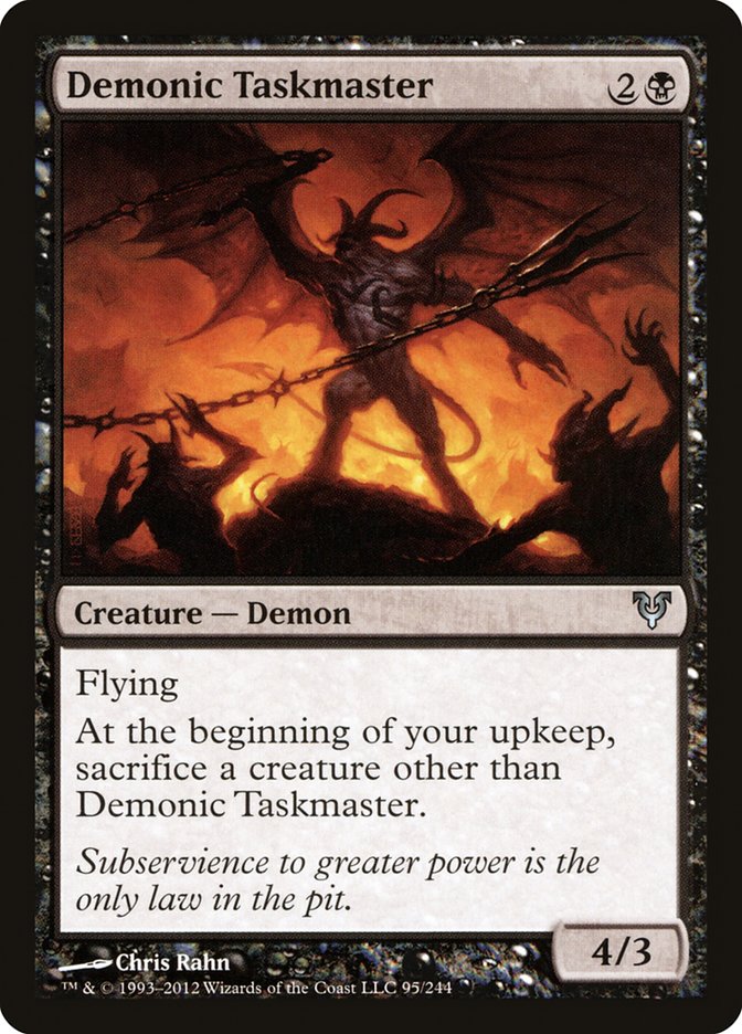 Demonic Taskmaster [Avacyn Restored] | Devastation Store