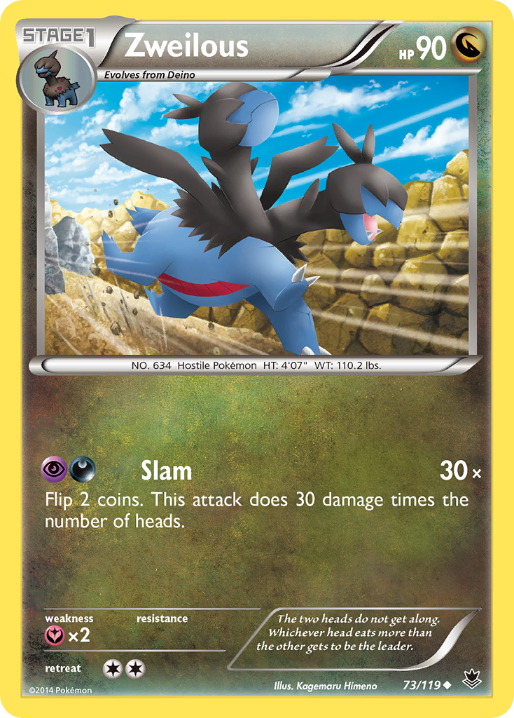 Zweilous (73/119) [XY: Phantom Forces] | Devastation Store