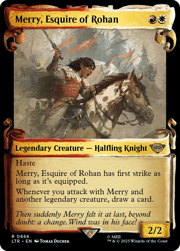 Merry, Esquire of Rohan [The Lord of the Rings: Tales of Middle-Earth Showcase Scrolls] | Devastation Store