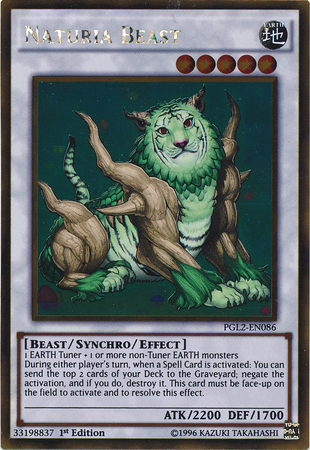 Naturia Beast [PGL2-EN086] Gold Rare | Devastation Store