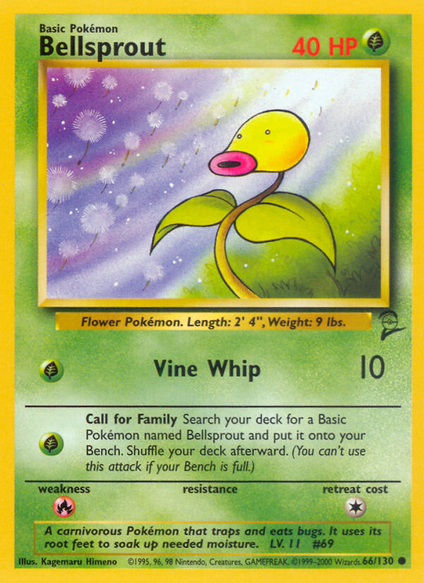 Bellsprout (66/130) [Base Set 2] | Devastation Store