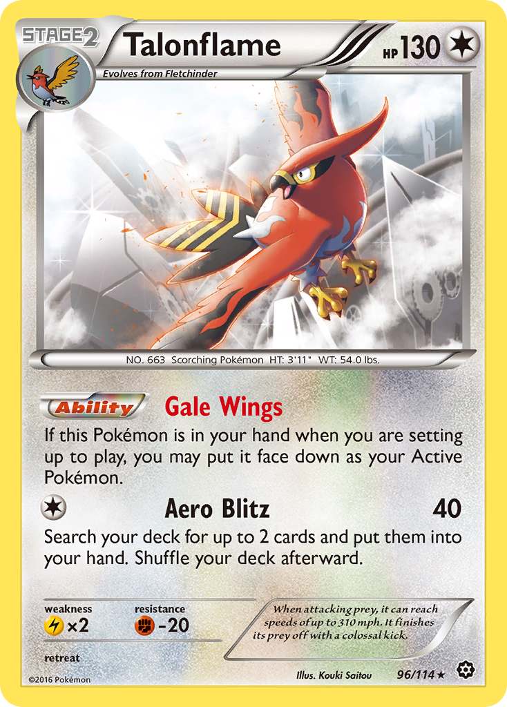 Talonflame (96/114) [XY: Steam Siege] | Devastation Store