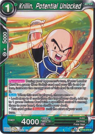 Krillin, Potential Unlocked [BT10-070] | Devastation Store