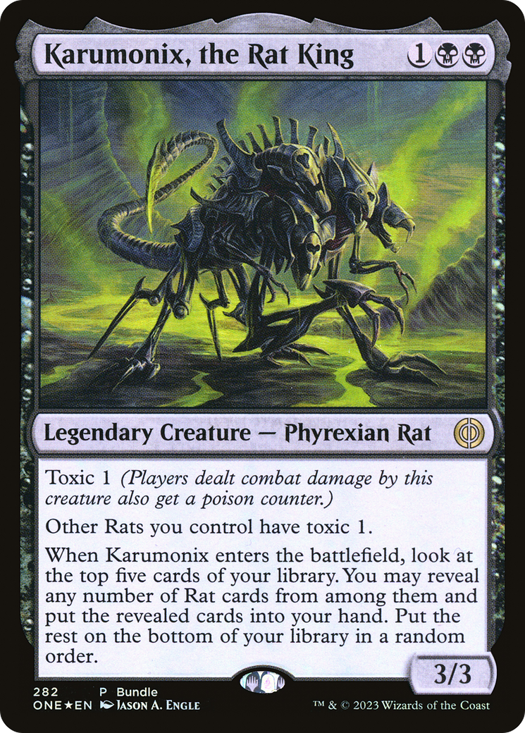Karumonix, the Rat King (Bundle) [Phyrexia: All Will Be One] | Devastation Store