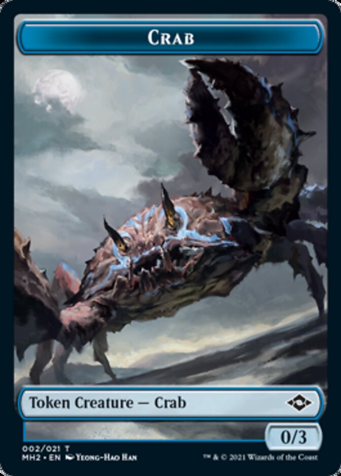 Crab Token // Food Token (18) [Modern Horizons 2 Tokens] | Devastation Store