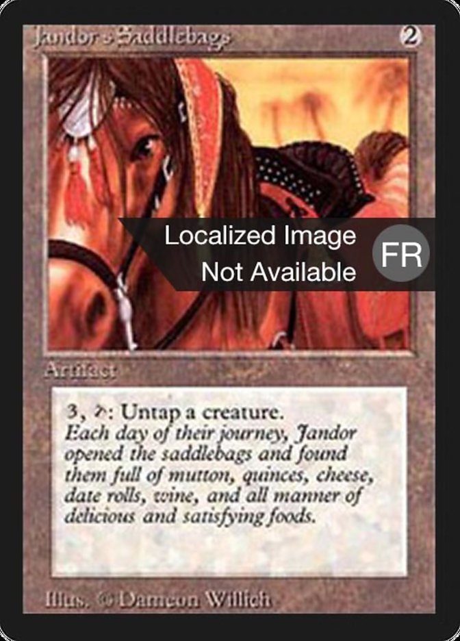 Jandor's Saddlebags [Foreign Black Border] | Devastation Store
