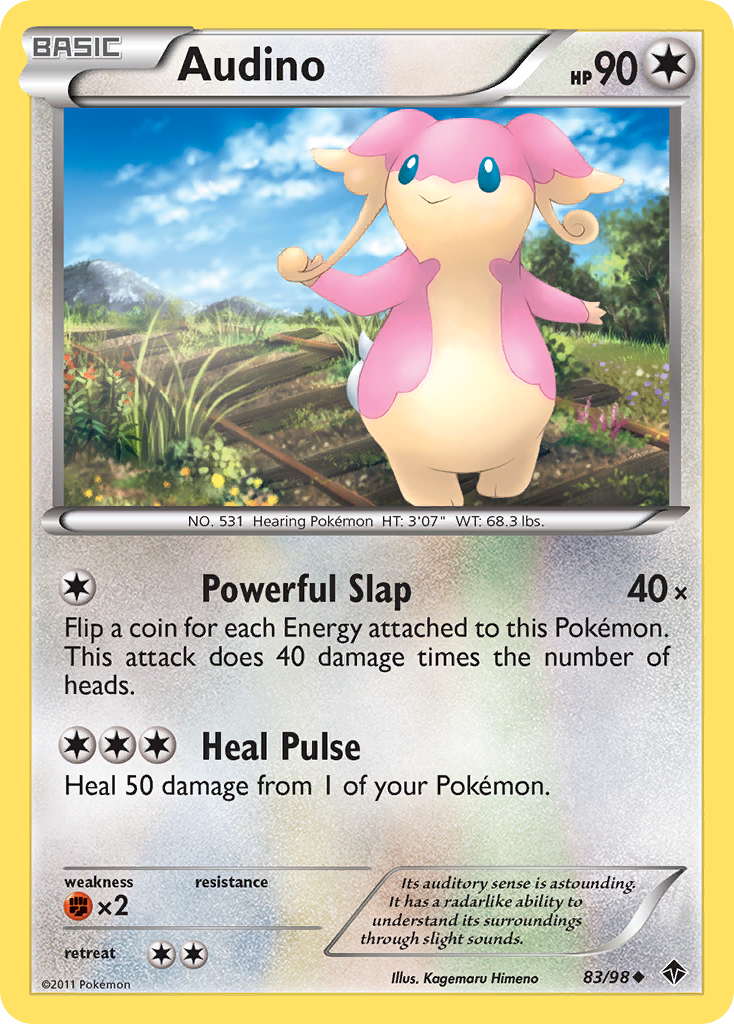 Audino (83/98) [Black & White: Emerging Powers] | Devastation Store