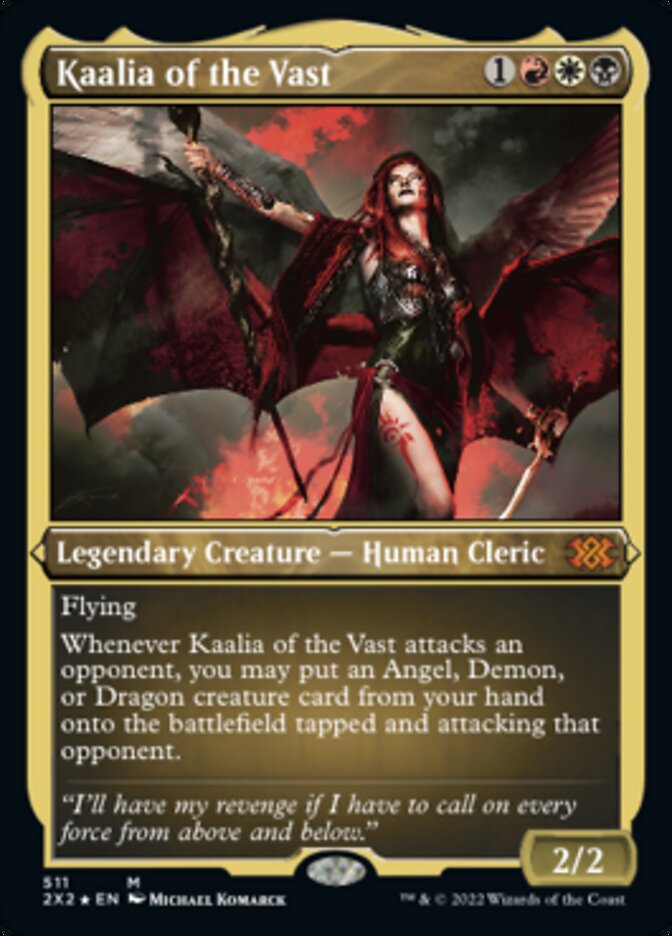 Kaalia of the Vast (Foil Etched) [Double Masters 2022] | Devastation Store