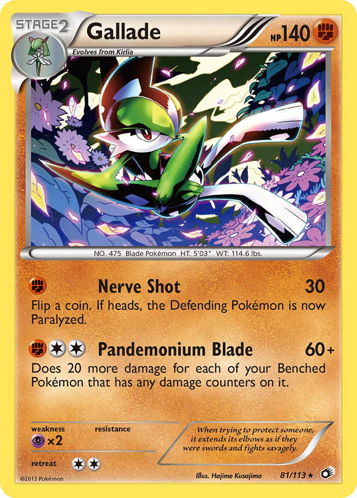 Gallade (81/113) [Black & White: Legendary Treasures] | Devastation Store