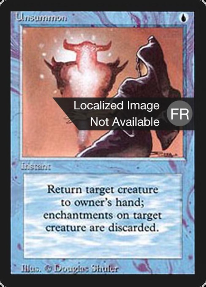 Unsummon [Foreign Black Border] | Devastation Store