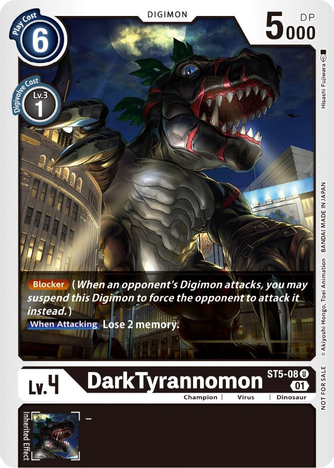 DarkTyrannomon [ST5-08] (Winner Pack X Record) [Starter Deck: Machine Black Promos] | Devastation Store