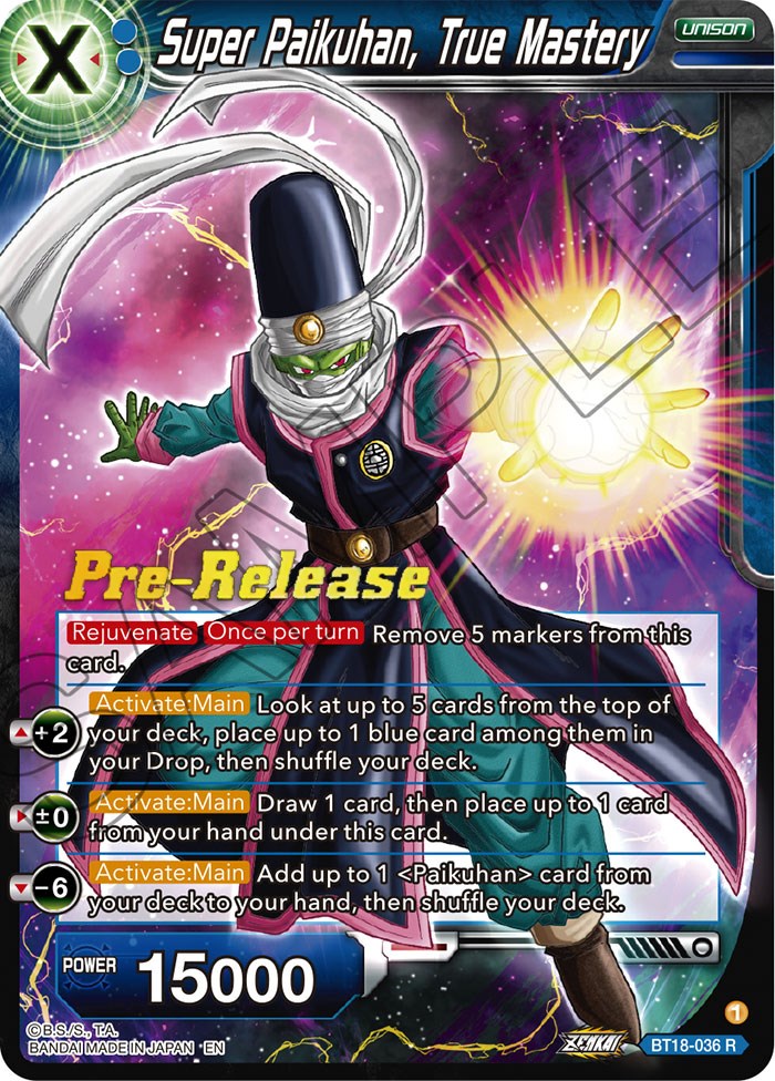 Super Paikuhan, True Master (BT18-036) [Dawn of the Z-Legends Prerelease Promos] | Devastation Store