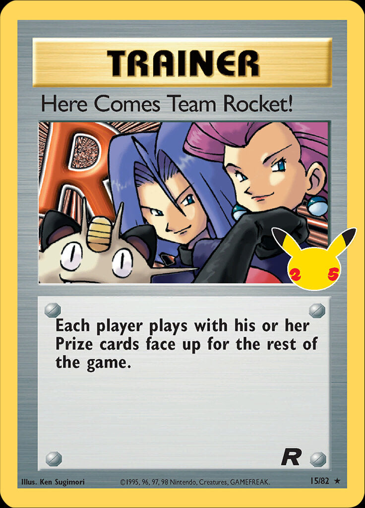 Here Comes Team Rocket! (15/82) [Celebrations: 25th Anniversary - Classic Collection] | Devastation Store