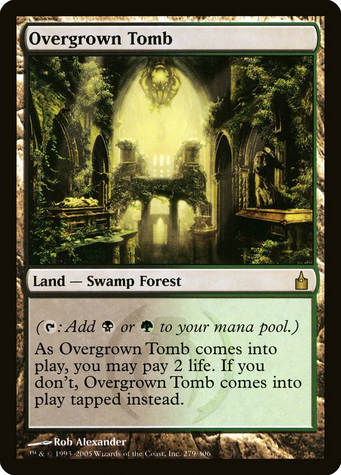 Overgrown Tomb [Ravnica: City of Guilds] | Devastation Store