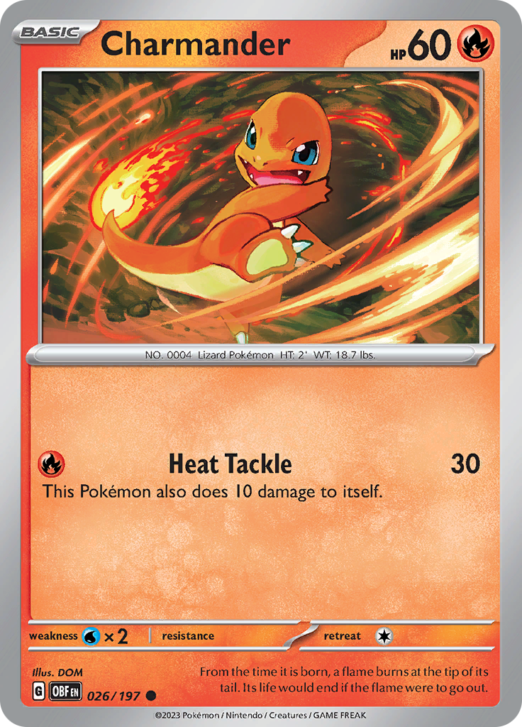 Charmander (026/197) [Scarlet & Violet: Obsidian Flames] | Devastation Store