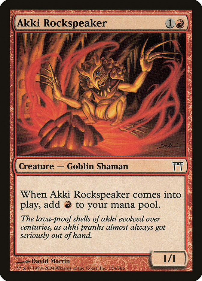 Akki Rockspeaker [Champions of Kamigawa] | Devastation Store