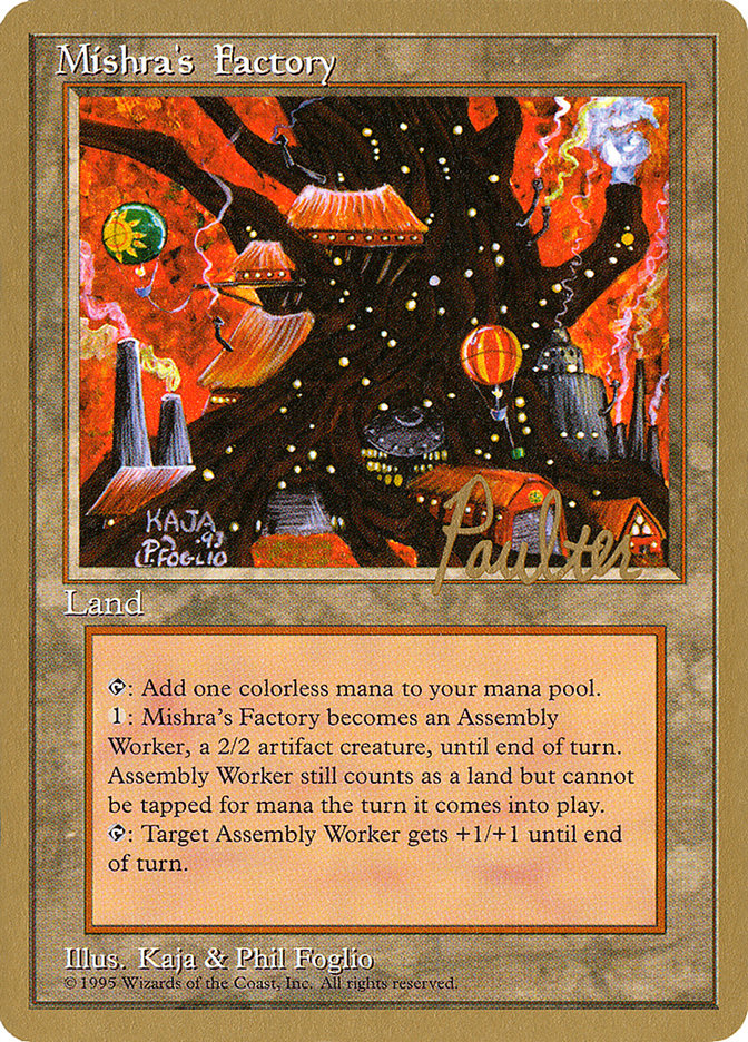 Mishra's Factory (Preston Poulter) [Pro Tour Collector Set] | Devastation Store